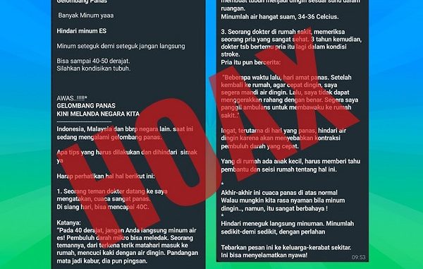 Hoax Gelombang Panas di Indonesia