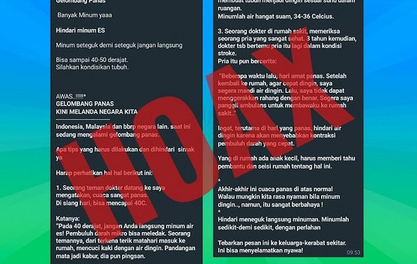 Hoax Gelombang Panas di Indonesia