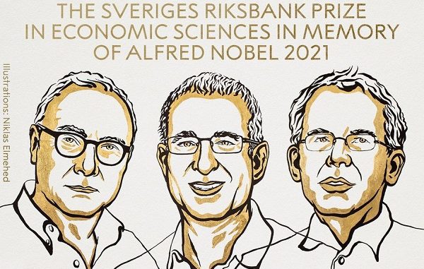 Nobel Ekonomi Pemenang Nobel Ekonomi 2021: David Card, Joshua D. Angrist dan Guido W. Imbens