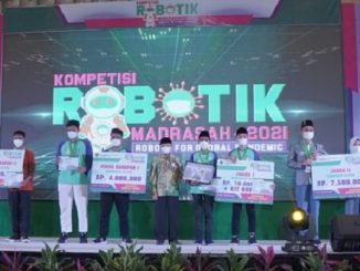 Pemenang Kompetisi Robotik Madrasah (KRM) 2021. (KalderaNews.com/Dok.Kemenag)