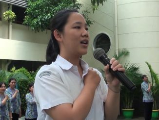 Peserta didika SMA Katolik Sang Timur Jakarta Barat