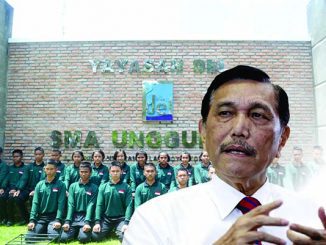 Luhut Binsar Pandjaitan pendiri SMA Unggul Del, sekolah swasta terbaik di Indonesia berdasar nilai UTBK 2021. (KalderaNews.com/repro:y.prayogo)