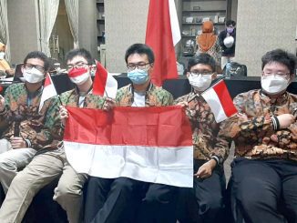 5 siswa peraih medali di ajang International Olmypiad on Astronomy and Astrophysics (IOAA). (KalderaNews.com/Dok.Puspresnas)