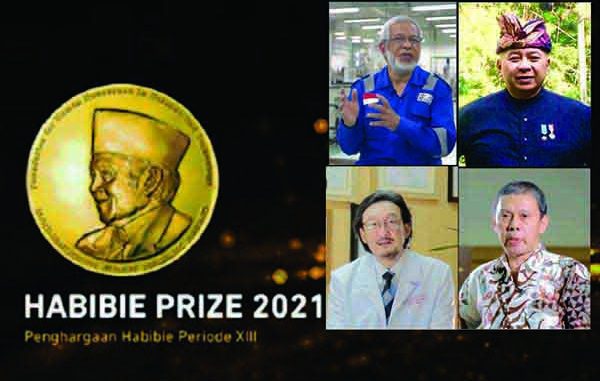 Penerima Habibie Prize 2021. (KalderaNews.com/Ist.)