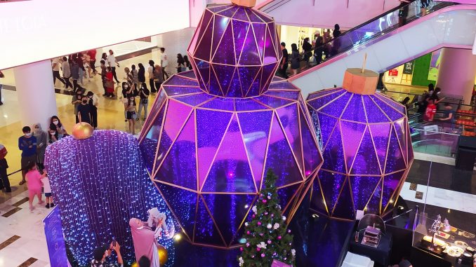 Infinity Dome menyemarakkan Natal dan Tahun Baru 2022 "A Shinning Shimmering Christmas" di Grand Indonesia Jakarta