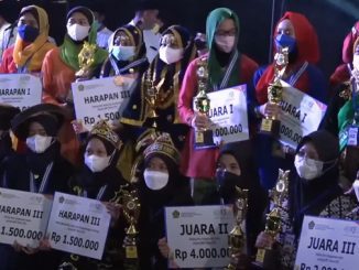 Para pemenang Madrasah Young Researcher Super Camp (Myres) 2021 jenjang Madrasah Tsanawiyah (MTs) dan Madrasah Aliyah (MA)