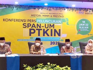 Konferensi pers peluncuran pendaftaran calon mahasiswa Perguruan Tinggi Keagamaan Islam Negeri (PTKIN). (Dok.Kemenag)