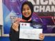 Cantika Oktalianiz, siswa Kelas VII E MTs Negeri 9 Bantul peraih medali emas All Tatami Kickboxing Championship Tahun 2022 di Gedung Widya Kartika Surabaya pada 28-30 Januari 2022