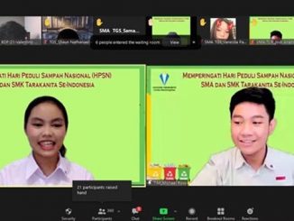 PJJ Nasional peringatan Hari Peduli Sampah Nasional di Sekolah Tarakanita. (Dok.Tarakanita)