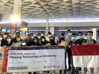 Awardee IISMA 2022 tiba di Singapura. (Dok.Diktiristek)