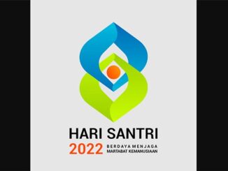 Logo dan tema Hari Santri 2022. (Dok. Kemenag)