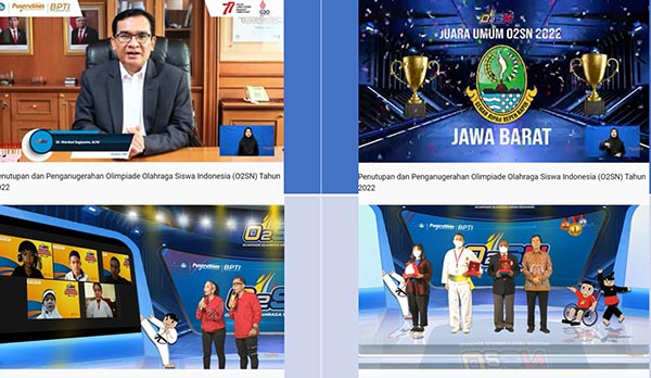 Penutupan O2SN 2022. (Dok.Puspresnas) Penutupan O2SN 2022. (Dok.Puspresnas)