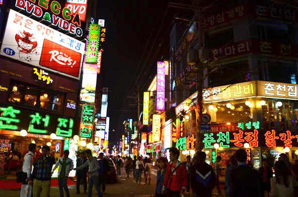 Kawasan Itaewon di Seoul, Korea Selatan. (Ist.)