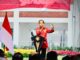 Presiden Joko Widodo menyampaikan sambutan dalam acara peresmian Asrama Mahasiswa Nusantara (AMN) Surabaya. (Foto BPMI Setpres/Laily Rachev)