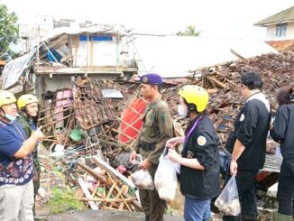 Unika Atma Jaya mengirimkan mahasiswa dan tim tanggap darurat bencana ke Cianjur.(Dok. Unika Atma Jaya)