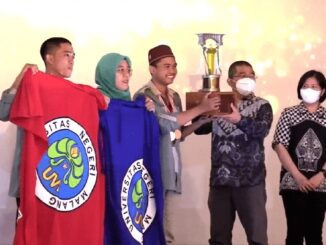 Universitas Negeri Malang menjadi juara umum Kompetisi Jembatan Indonesia (KJI) 2022. (Dok.Puspresnas)