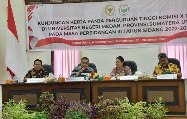 Kunjungan kerja Panja Perguruan Tinggi Komisi X Dewan Perwakilan Rakyat Republik Indonesia (DPR-RI) ke SUmatera Utara