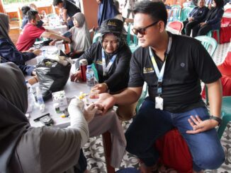 CSR Budi Luhur menggelar kegiatan medical check up gratis di Desa Waluran, Sukabumi, Jawa Barat