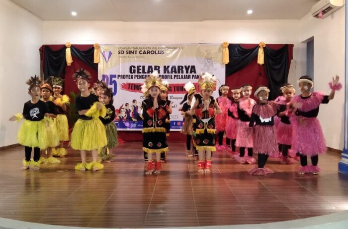 Gelar Karya Proyek Penguatan Profil Pelajar Pancasila dengan tema “Bhinneka Tunggal Ika” pada Jumat, 12 Mei 2023