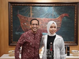 Mendikbudristek Nadiem Makarim bertemu dengan Putri Ariani. DOK Kemendikbudristek