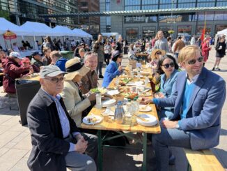 Pengunjung Indonesia Finland Festival pada 10 Juni 2023