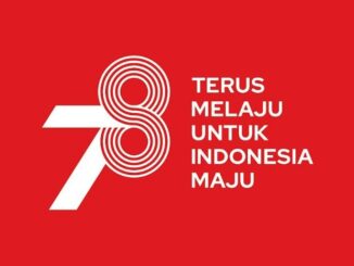 Logo resmi HUT Ke-78 Kemerdekaan RI bersanding dengan tema “Terus Melaju untuk Indonesia Maju”