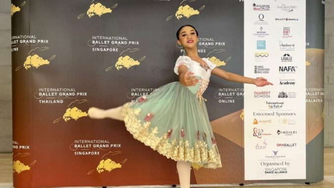 Latisha Sarra Mahendra di International Ballet Grand Prixc (IBGP 2023 di Bangkok, Thailand