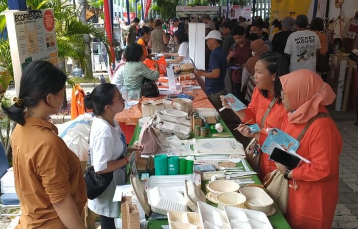 Semarak Pasar Belanda bertajuk "Orange Goes Green" di Erasmus Huis pada Minggu, 10 September 2023 (KalderaNews/JS de Britto)