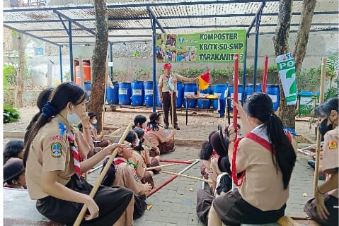 Gladian Pinru bertempat di SMP Tarakanita 3 pada Sabtu, 16 September 2023.