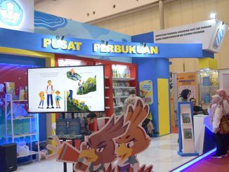 Pusat Perbukuan Kemendikbudristek dalam Indonesia International Book Fair. (Dok.Kemendikbudristek)