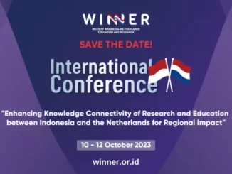 Pekan Pendidikan dan Penelitian Indonesia-Belanda (WINNER) 2023 akan dihelar secara online dan tatap muka pada 10 hingga 12 Oktober 2023