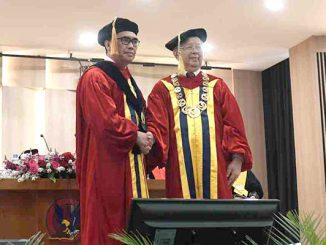 Pengukuhan Guru Besar Ilmu Hukum UPH, Prof.Jamin. (dok.UPH)