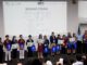Pengumuman pemenang bidang Fisika di Lomba Peneliti Belia Nasional 2023 yang berlangsung di Kampus Universitas Multimedia Nusantara Gading Serpong, Banten pada Kamis, 30 November 2023