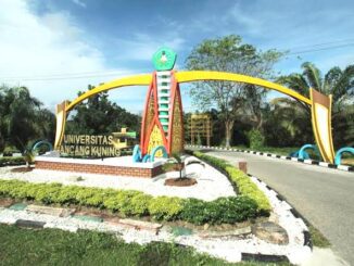 Gerbang kampus Universitas Lancang Kuning. (dok.Unilak)