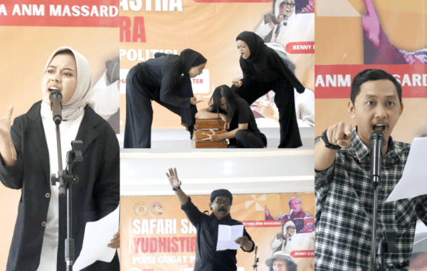 Literasi sastra Puisi Gugat Politisi di kampus Unper Tasimalaya. (dok.unper)