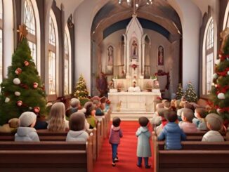 Ilustrasi: Misa Natal di sebuah gereja. (kalderanews.com)