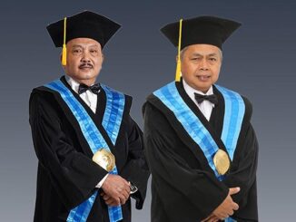 Prof. Dr. Joko Widodo, M.Si. dan Prof. Dr. Mohammad Syaifuddin, M.M, guru besar UMM. (dok.umm)