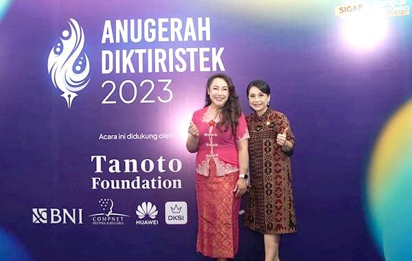 Ukrida raih Gold Winner di Anugerah Kelembagaan Diktiristek 2023.(Dok.Ukrida)