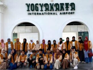 Siswa SD Muhammadiyah Mutihan Wates siap menjalani serangkaian lomba di Malaysia. (Ist.)