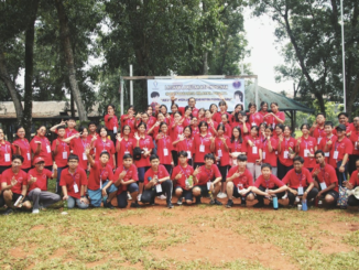 Peserta Latihan Lanjutan Kepemimpinan (LLK) Pengurus OSIS SMP Tarakanita Wilayah Jakarta dengan tema “Aku Siap Menjadi pemimpin Pembaharu” di Serua Green Village, 29 Februari 2024 hingga 2 Maret 2024