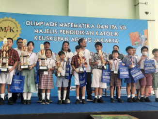 Para Pemenang Lomba Cerdas Cermat IPA dan Matematika Tingkat SD MPK KAJ