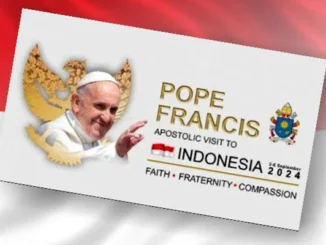 Logo dan moto resmi kunjungan Paus Fransiskus ke Indonesia