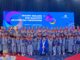 Para wisudawan Program Studi Magister Ilmu Komunikasi (MIK) usai acara Prosesi Wisuda Universitas Paramadina ke-40 yang berlangsung di Convention Hall - Gedung SMESCO Jakarta, Sabtu, 15 Juni 2024
