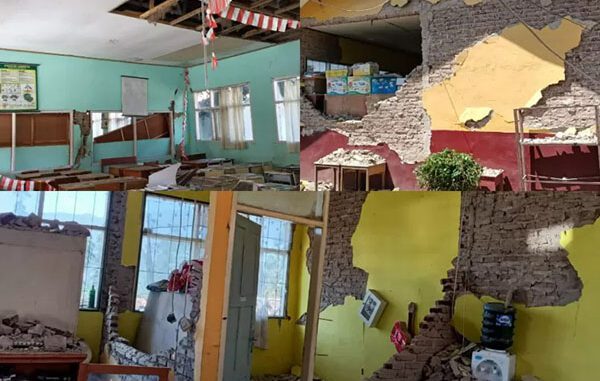 Sekolah rusak akibat gempa di Bandung, Jawa Barat. (Ist.)