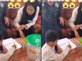 Tangkapan layar video yang menampilkan aksi guru yang membentak murid di sebuah sekolah di Bengkulu Selatan. (Ist.)
