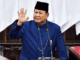 Prabowo Subianto saat pelantikan presiden RI ke-8 (Ist),
