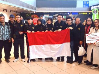 Delegasi Indonesia pada ajang IJSO 2024. (dok.puspresnas)