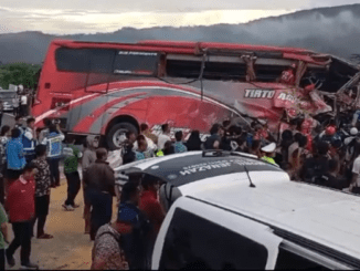 kecelakaan bus pariwisata di Malang (Ist)