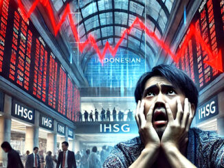 Ilustrasi: IHSG yang terus melemah. (Ist.)