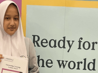 Siswa Madrasah Aliyah Negeri (MAN) 4 Jakarta Kamilia Mufidah meraih penghargaan Outstanding Cambridge Learner Awards 2025. Dok Kemena